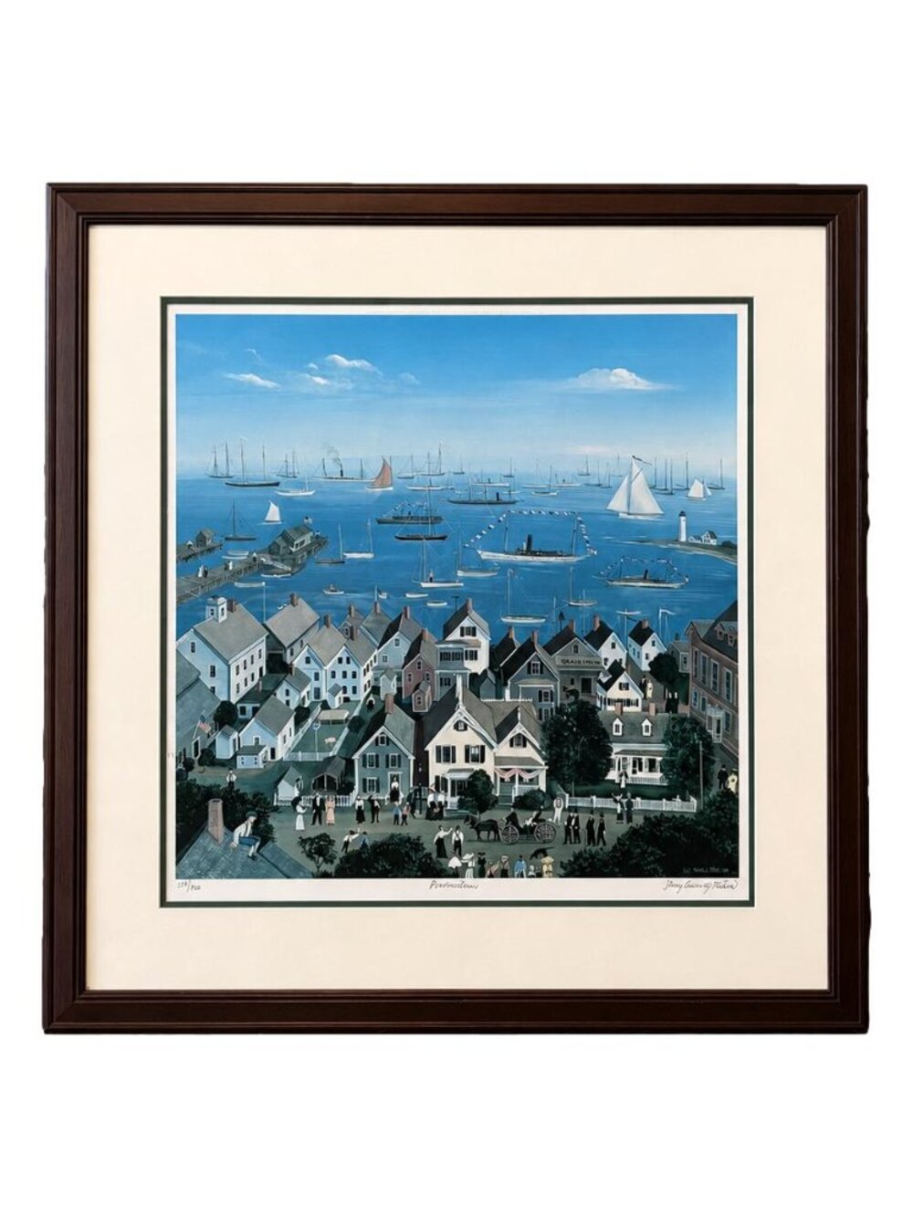 Sally Caldwell Fisher Provincetown Signed Limited Edition Print New England Art